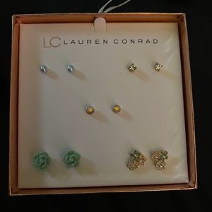 Lauren Conrad 5 pairs of Assorted Stud Earrings